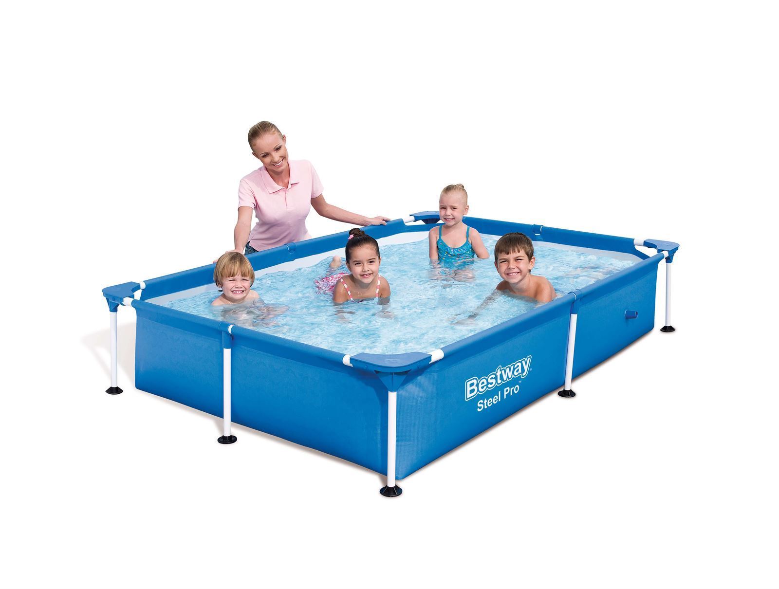 PISCINA STEEL PRO 56401 221X150X43CM BESTWAY - Imagen 1